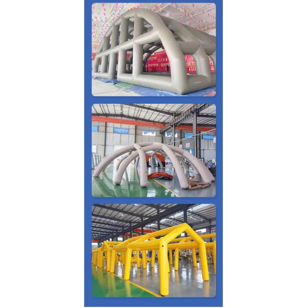 High Quality Emergency Custom Large Easy To Set Up Industrial Portable Tent Inflatable