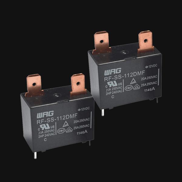 WRG Compact DC 12V PCB Mount Relay With Dual Installation Method
