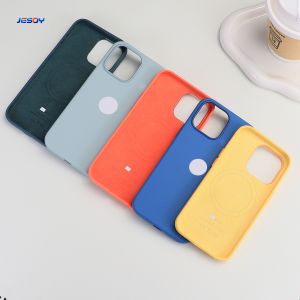 Official Mobile Phone Cover Shockproof Liquid Silicone iPhone Case Soft