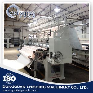 Three Needle Ultrasonic Quilting Machine 110 Inches With State Detection