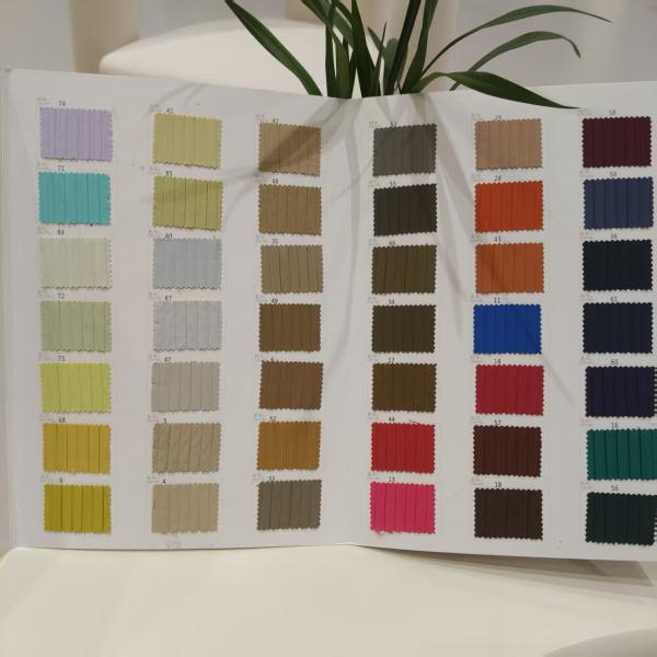 Vertical Striped Texture Fabric 100% Polyester Dress Fabric 158GSM