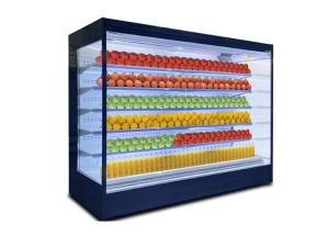 Buy cheap Fruit Display Rack Wall Mounted Refrigerator With Night Curtain product