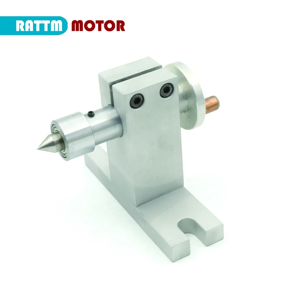 4th A Rotary Axis CNC Lathe Tailstock K11-65mm K12-65mm With 3 4 Jaws Chuck