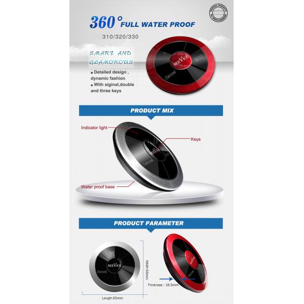 Hot sale long range wireless restaurant waiter service electronic number display system with call button