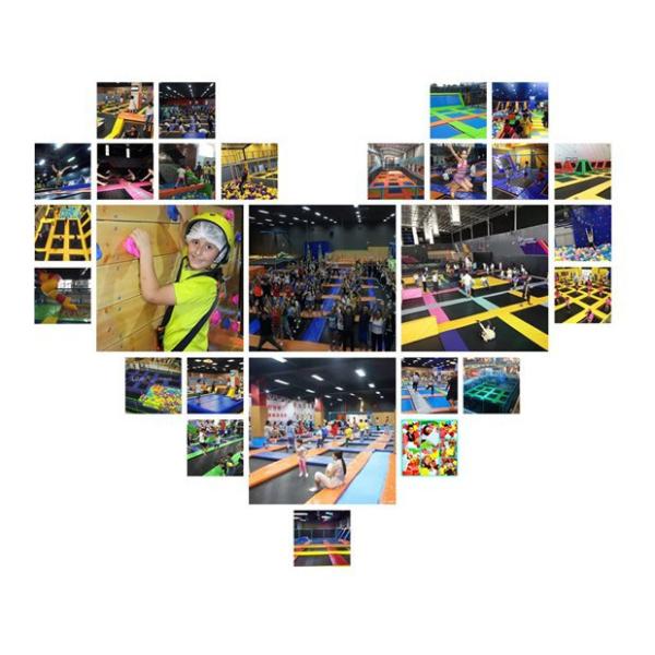 263M2 Relaxing Indoor Kids Commerical Trampoline Park for Sky Zone Spring Round Trampoline