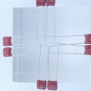 Buy cheap Mini Metallized Polyester Film Capacitor CL21X 563J / 100V P5mm product