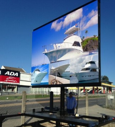 IP65 Full Color High Brightness Led Display Screen P5mm 960*960mm