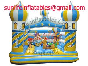 Buy cheap Custom childrens inflatable bouncy castle For Rental , Home Use Bouncy Castle product