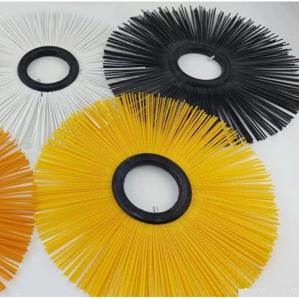 Plastic Core Wafer Brush High Hardness Poly Wire Flat Brush For Snow Cleaning