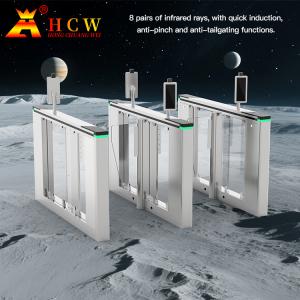 Buy cheap Bidirectional Pass Access Control Face Recognition Turnstile Gate Half Height product