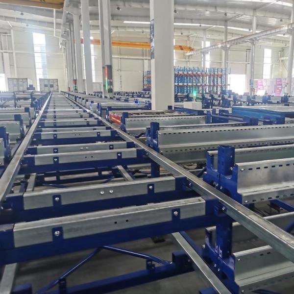 High Density Heavy Duty Radio Shuttle Pallet Racking Warehouse Space Management