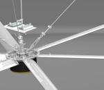 Strong Wind Hvls Pmsm Large Commercial Ceiling Fans