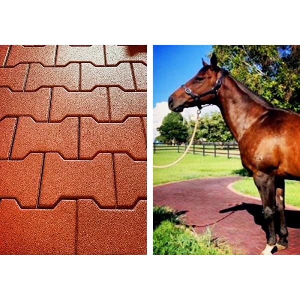 Anti Slip Livestock Rubber Mat Blue / Grey Horse Rubber Mats