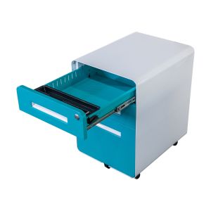 Round Edge Under Desk cold rolled Steel Mobile Pedestals