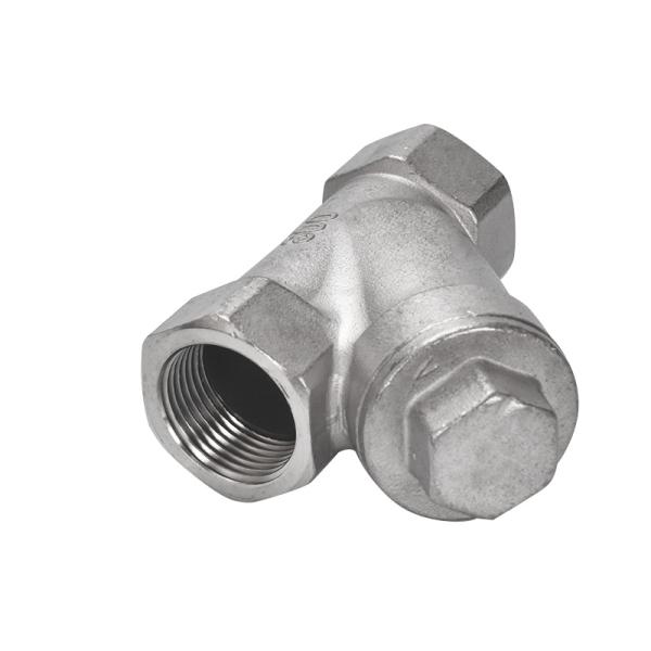 Get Samples of 304/316 Stainless Steel Y Filter for Water Heating Pipe Filter Valve