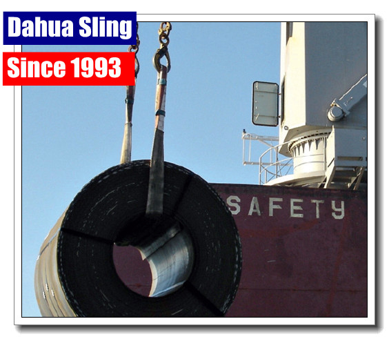 1 - 10 Metres Duplex Webbing Sling , Heavy Duty Tow Sling Logo Printable