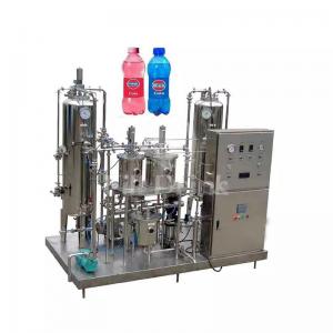 Buy cheap Double Tank Soft Drink Production Line Plate Exchanger Beverage Carbonation Machine CO2 Mixer 3000L/H product