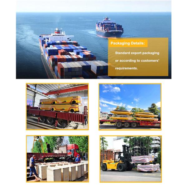 Customized optional accessories battery rail motorized transport cart