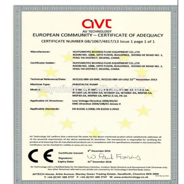 High Precision Piston Pump For Micro Flow Rate Transfer