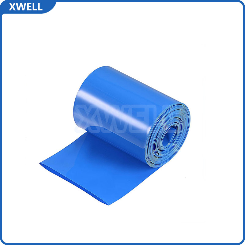 Buy cheap Blue PVC Heat Shrink Tube 18650 Battery Pack Protection Plastic Film 7-500mm Insulation Flame Retardant Heat Shrink Sleeve product