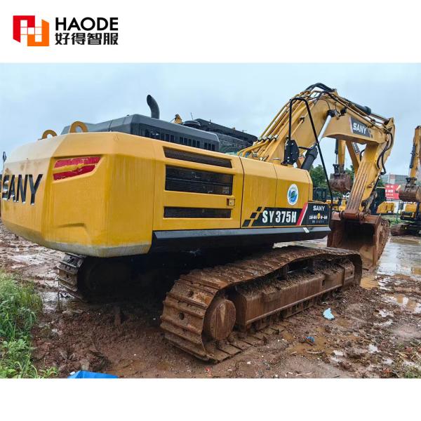 Moving Type Crawler Excavator 18 Year Sany 375H Mini Excavator With And Good Condition