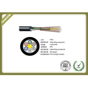 Outdoor Fiber Optic Cable GYTA Aluminum Polyethylene Laminate