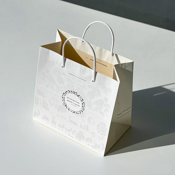 Custom Printed Eco-Friendly Paper Gift Bags with Cotton Rope Handles