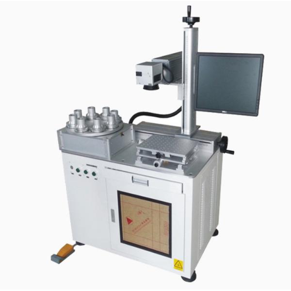 Lamp Bulb Rotary marking machine/multi-station led bulb fiber laser marking machine
