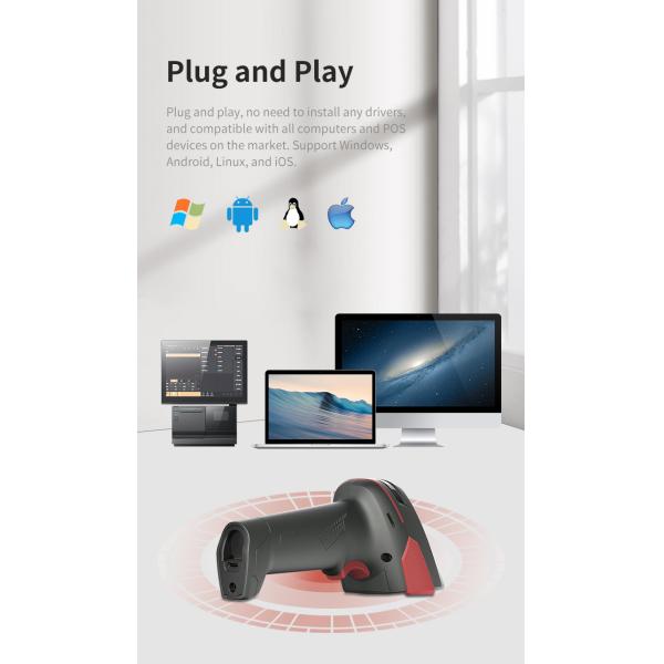 New Product Ideas 2025 Handheld Barcode Scanner Use with Thermal Printer for Pos