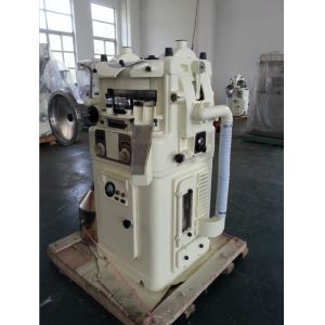 Painted Metal Automatic Rotary Tablet Press Machine / Equipment With Double