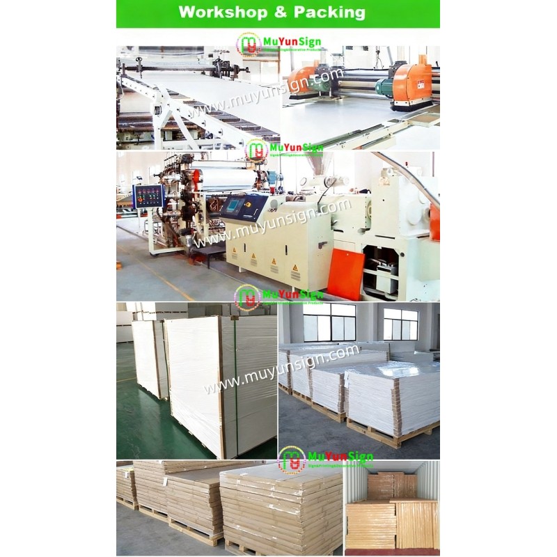 Multi Density PVC Celuka Board PVC Board Sheet Waterproof For Decoration