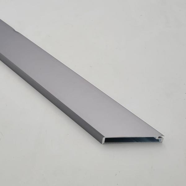 Anodizing Rectangle Aluminium Sliding Door Profiles For Wine Cabinet