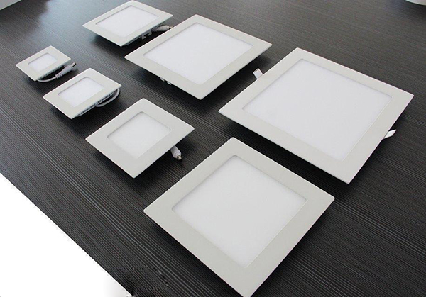 Ultra Thin LED Recessed Panel Light Square Shape With AC90V - 265V Ra > 80