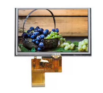 5 Inch TFT LCD Touch Screen with 800×480 Resolution 24-bit RGB Strip and OTA7001AC/OTA9960A Drive IC