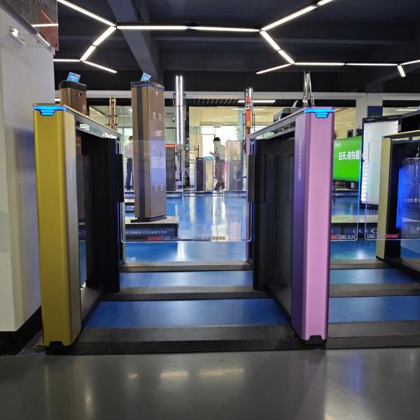 Pedestrian Security Speed Gate Turnstile Of Access Control For Supermarket Football Stadium