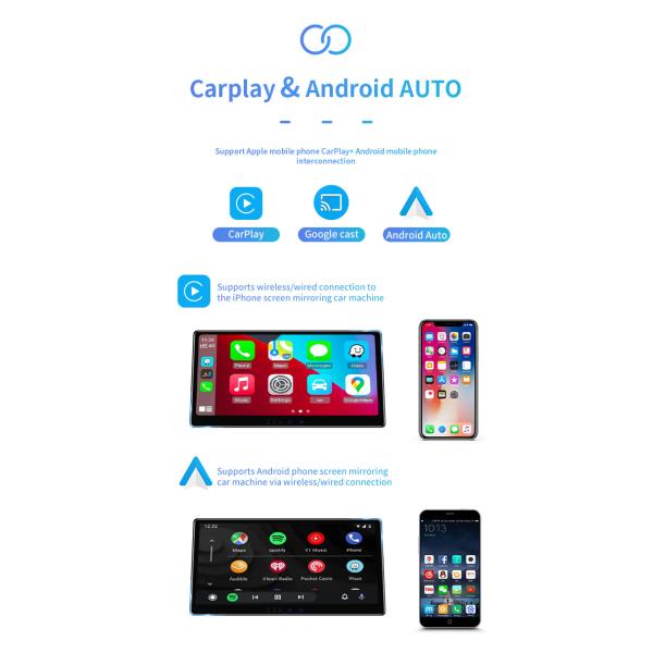 WiFi 4G Carplay HD Car Audio GPS Navigation Large Screen 12.3 Inch Android Universal Navigation