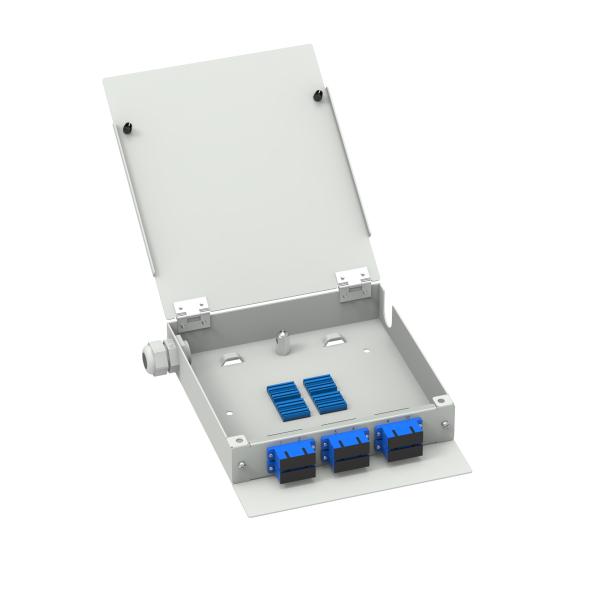 12 Cores SC UPC Fiber Optic Terminal Box for FTTX Network Made of Cold Rolled Steel