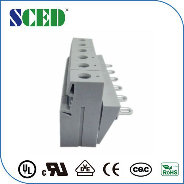 Panel Mount Wiring Terminal Block Feed Through Connector 600V 50A