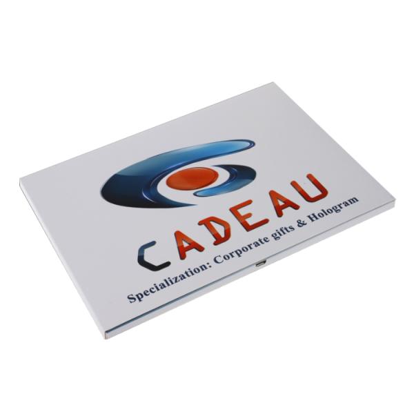 Lithium Rechargeable LCD Screen Greeting Card With USB Port Connection