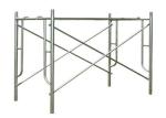 High Strength Walk Through Scaffold Frames Painted Steel Frame Scaffolding