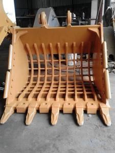 Buy cheap High Strength Excavator Rock Bucket Customizable Bottom Interval Space product