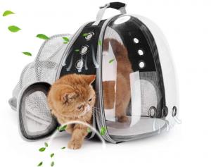 China Outdoor Travel Pet Carrier Backpack Breathable  Ventilated Mesh Foldable Dog Carrying Bag on sale