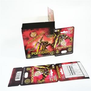 Buy cheap Insert Card Bullet Poseidon Slide Blister Packaging Box CMYK product