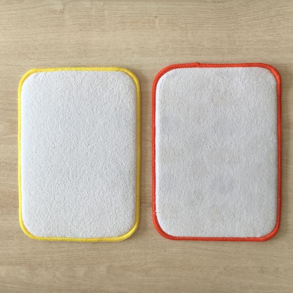 Microfiber water absorb dish mat thick sponge cup mats 100% polyester