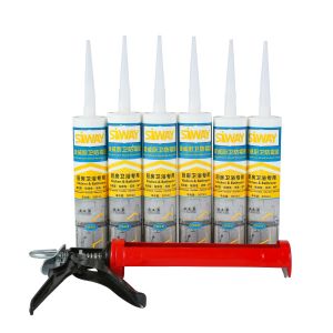 Buy cheap 300ml One Component Mildew Resistant Silicone Sealant Strong Viscosity product