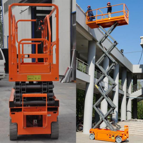 Quality Hydraulic Driven Scissor Lift With Extendable Platform 13.7m Stable Performance for sale
