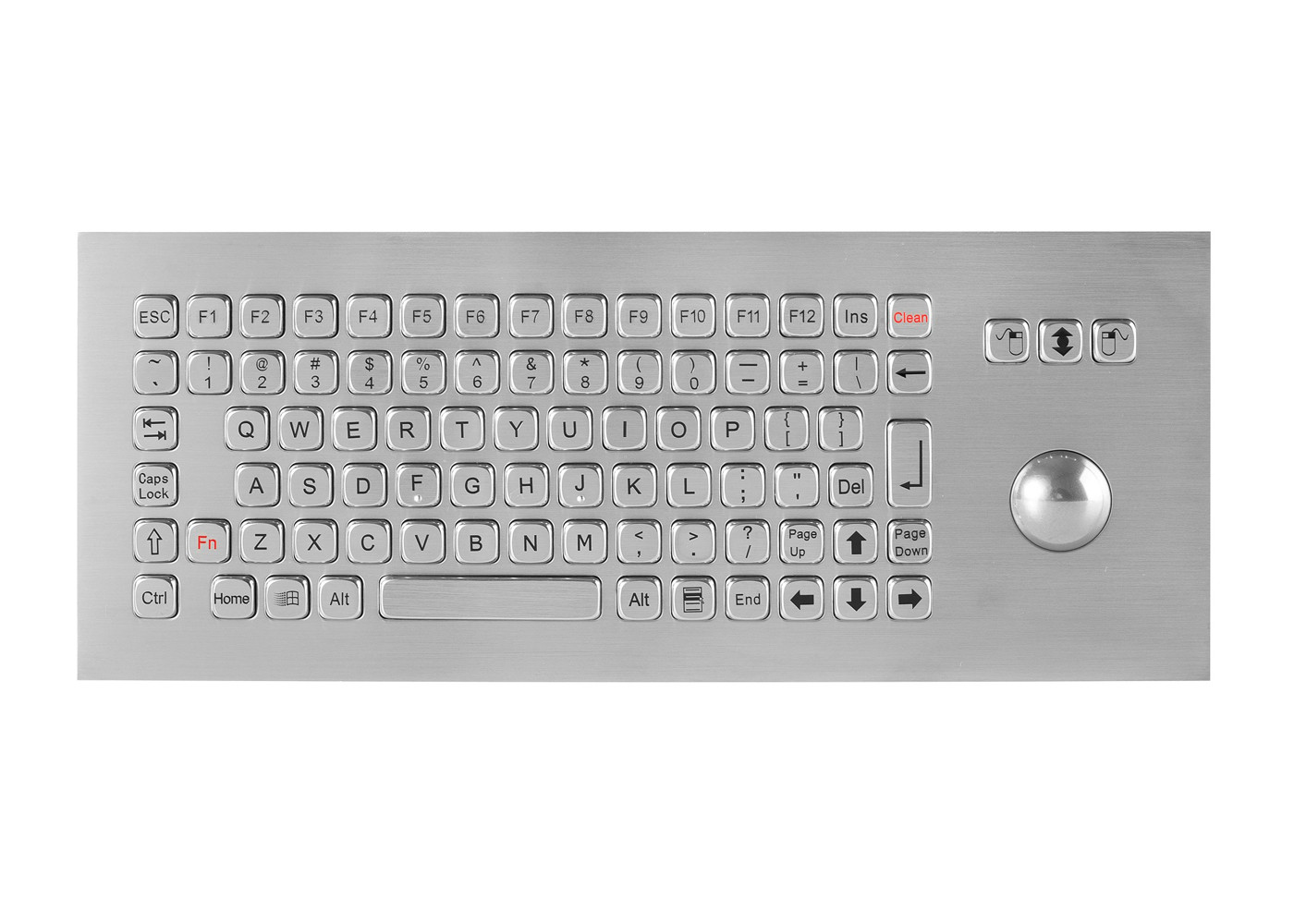 Buy cheap 38mm Mechanical Industrial Trackball Keyboard MTB For Outdoor product