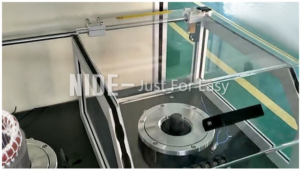 electric motor stator testing machine