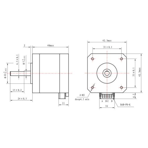NEMA 17 stepper motor controller for 3D printer power supplies electrical with certification