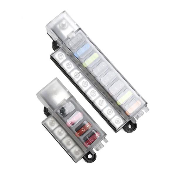 4 Way 8 Way Circuit Fuse Block 4P 8P Auto Fuse Box Holder Marine Fuse Panel